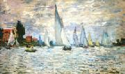 Claude Monet The Barks Regatta at Argenteuil Spain oil painting reproduction